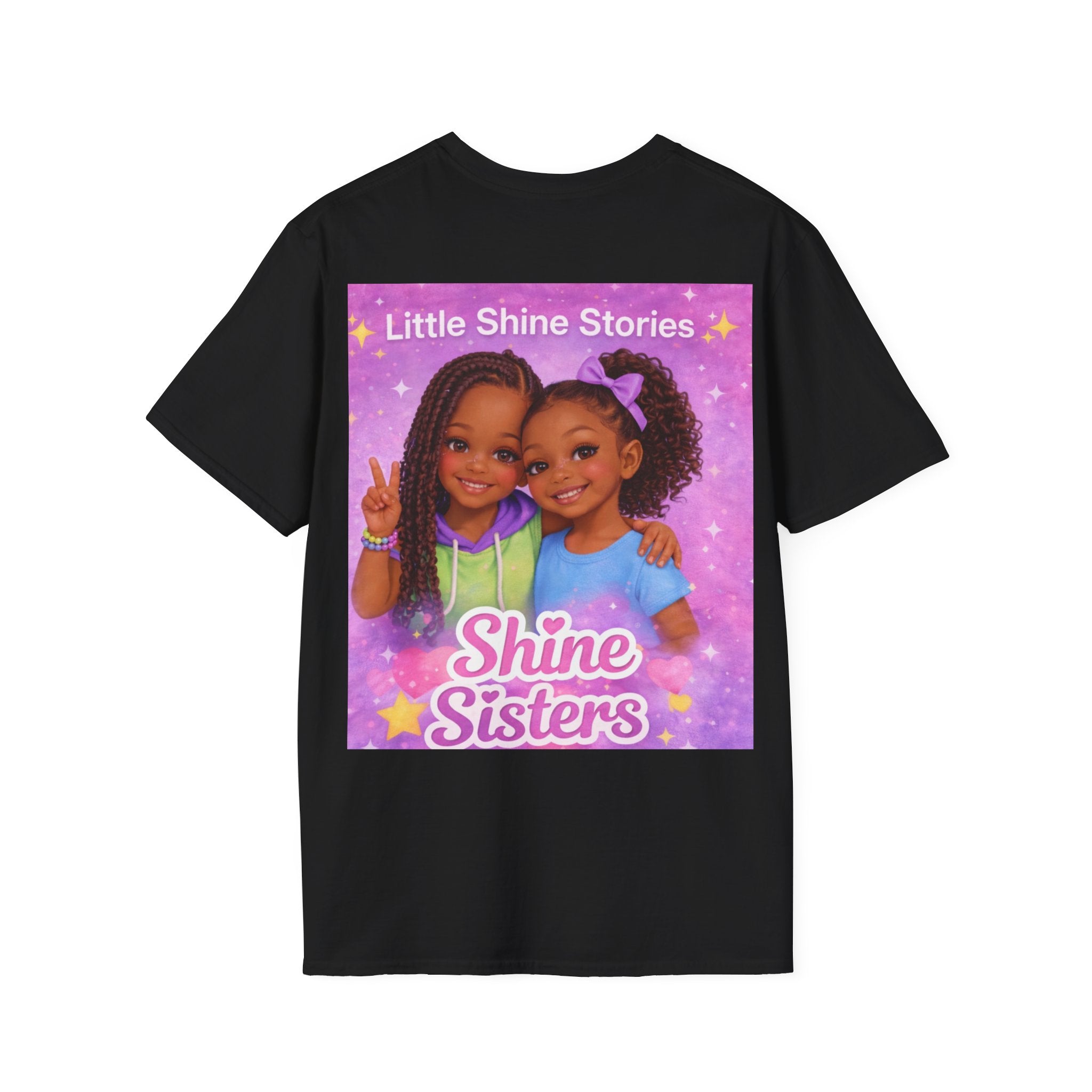 Shine Sisters Kids T‑Shirt — Little Shine Stories Graphic Tee