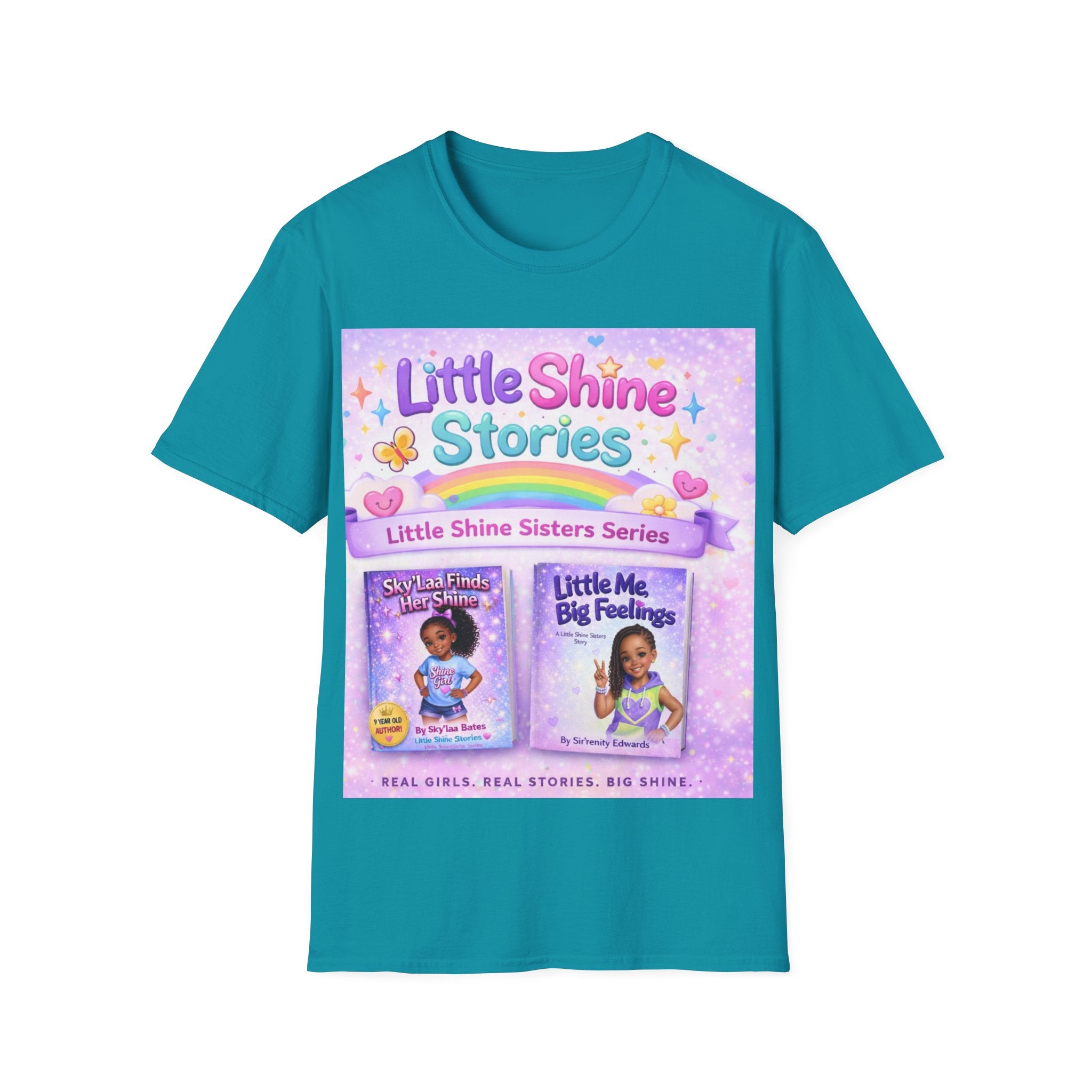 Shine Sisters Kids T‑Shirt — Little Shine Stories Graphic Tee