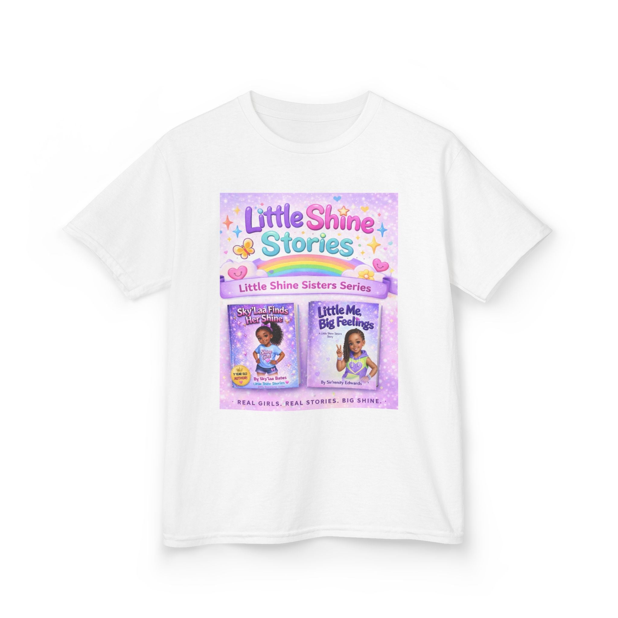 Kids Tee — "Little Shine Stories: Shine Sisters" Graphic Shirt
