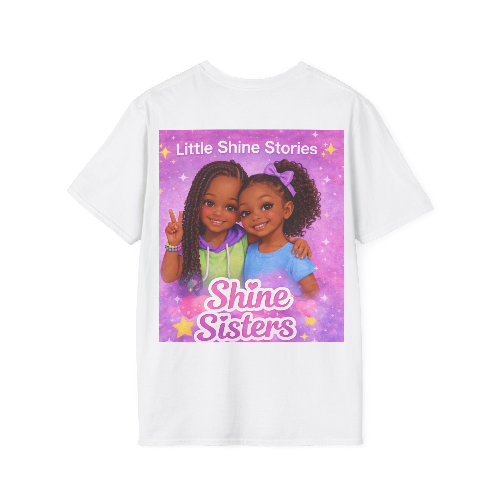 Shine Sisters Kids T‑Shirt — Little Shine Stories Graphic Tee