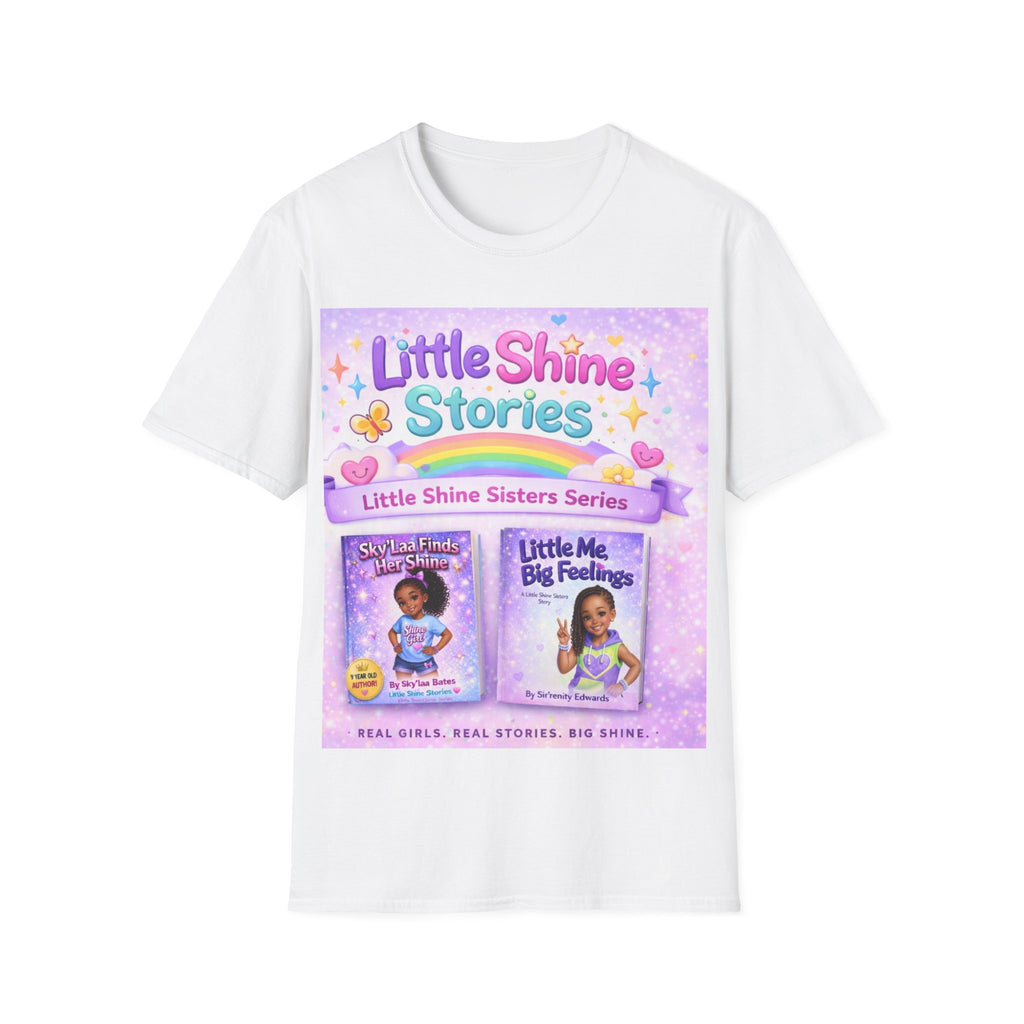 Shine Sisters Kids T‑Shirt — Little Shine Stories Graphic Tee