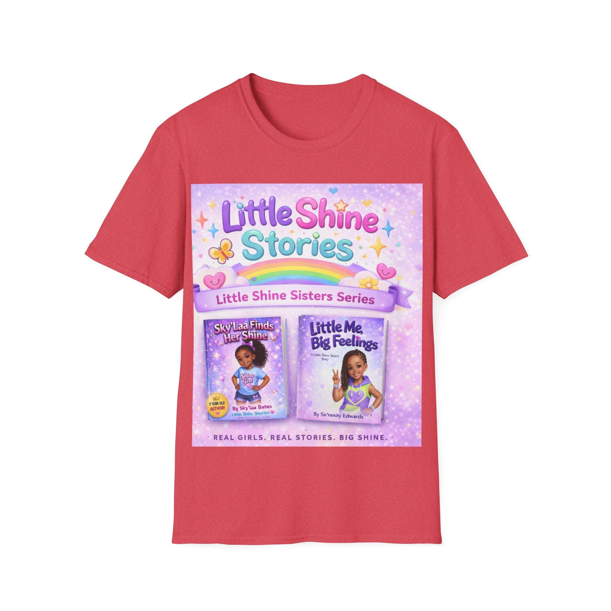 Shine Sisters Kids T‑Shirt — Little Shine Stories Graphic Tee