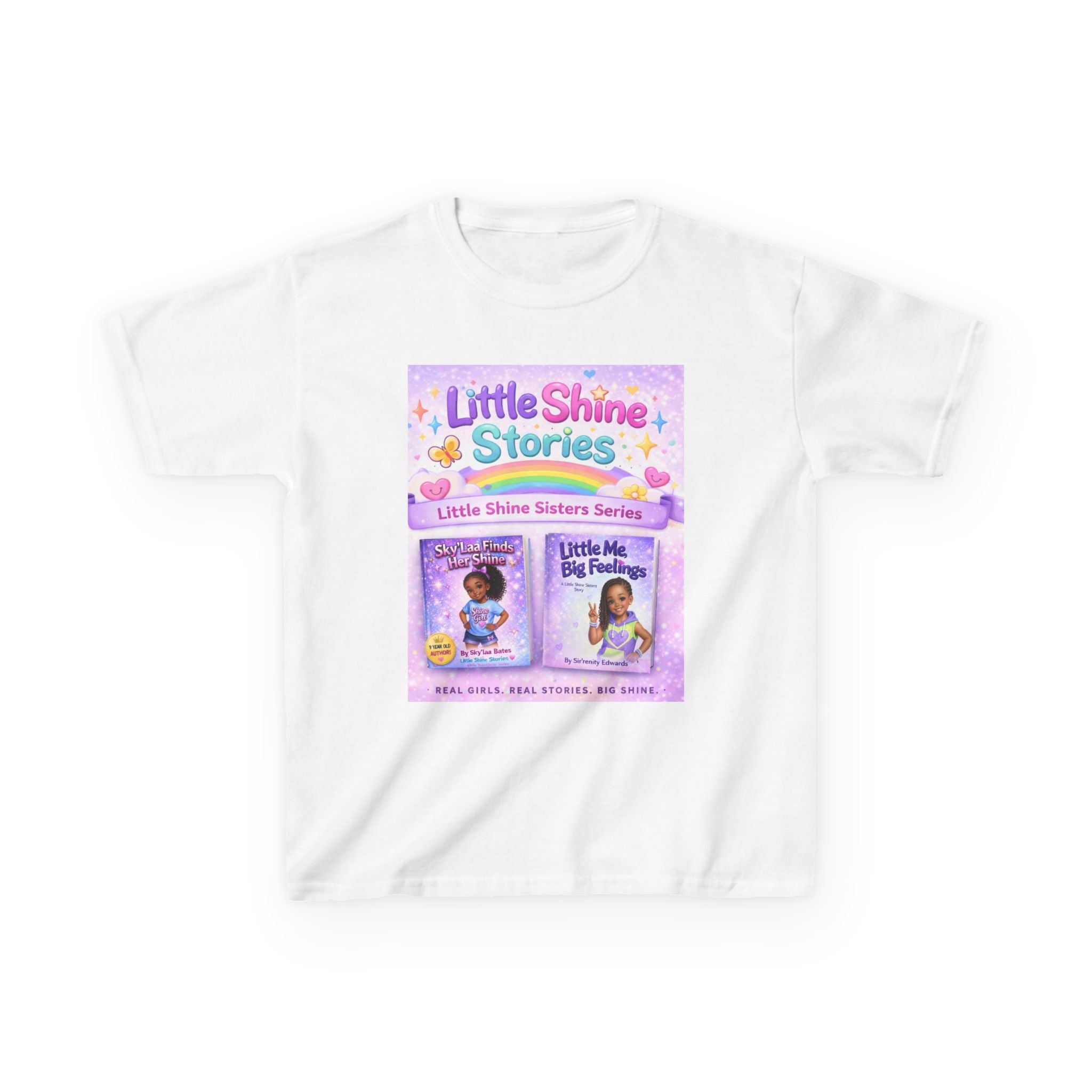 Kids Tee — "Little Shine Stories: Shine Sisters" Graphic Shirt