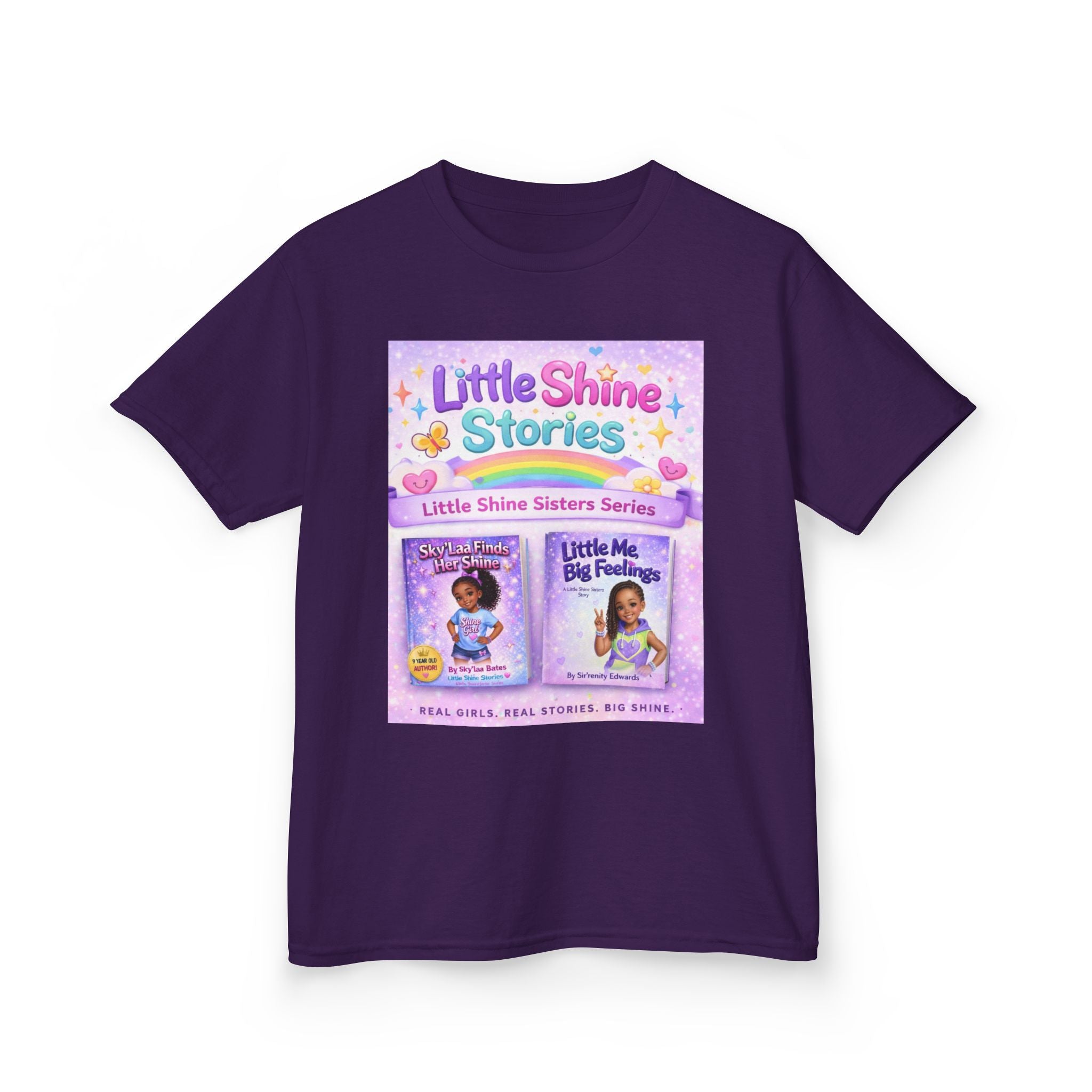 Kids Tee — "Little Shine Stories: Shine Sisters" Graphic Shirt