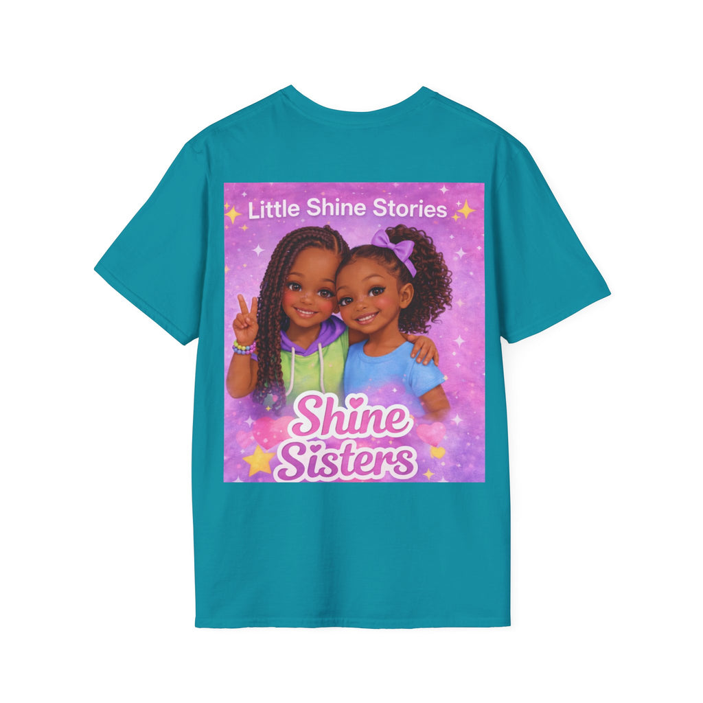 Shine Sisters Kids T‑Shirt — Little Shine Stories Graphic Tee