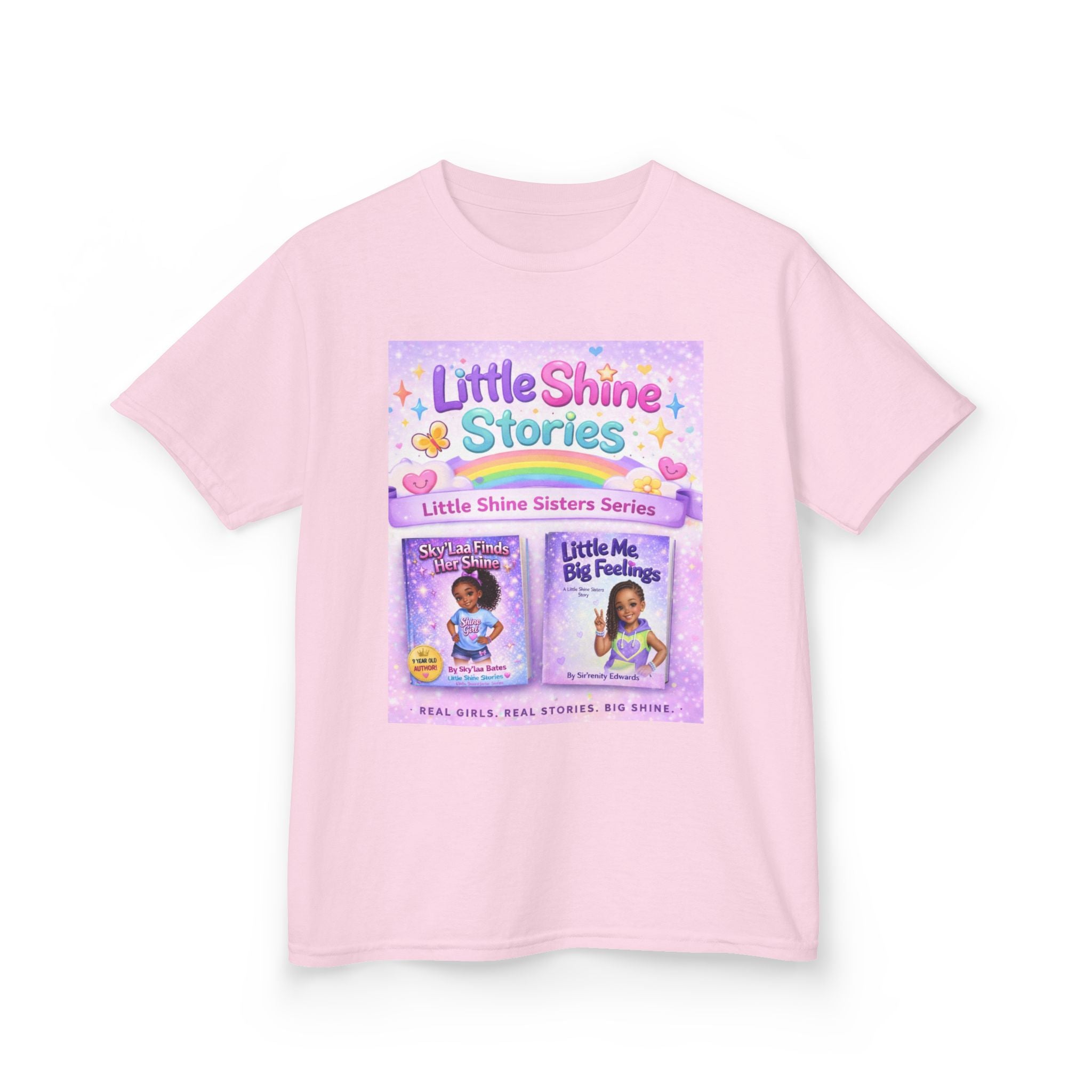 Kids Tee — "Little Shine Stories: Shine Sisters" Graphic Shirt